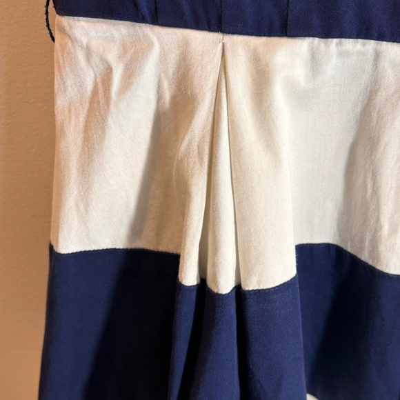 KATE SPADE Sz M (2A) Flare Jersey Knit Flirty Nautical Over the Knee Dress - Picture 4 of 11